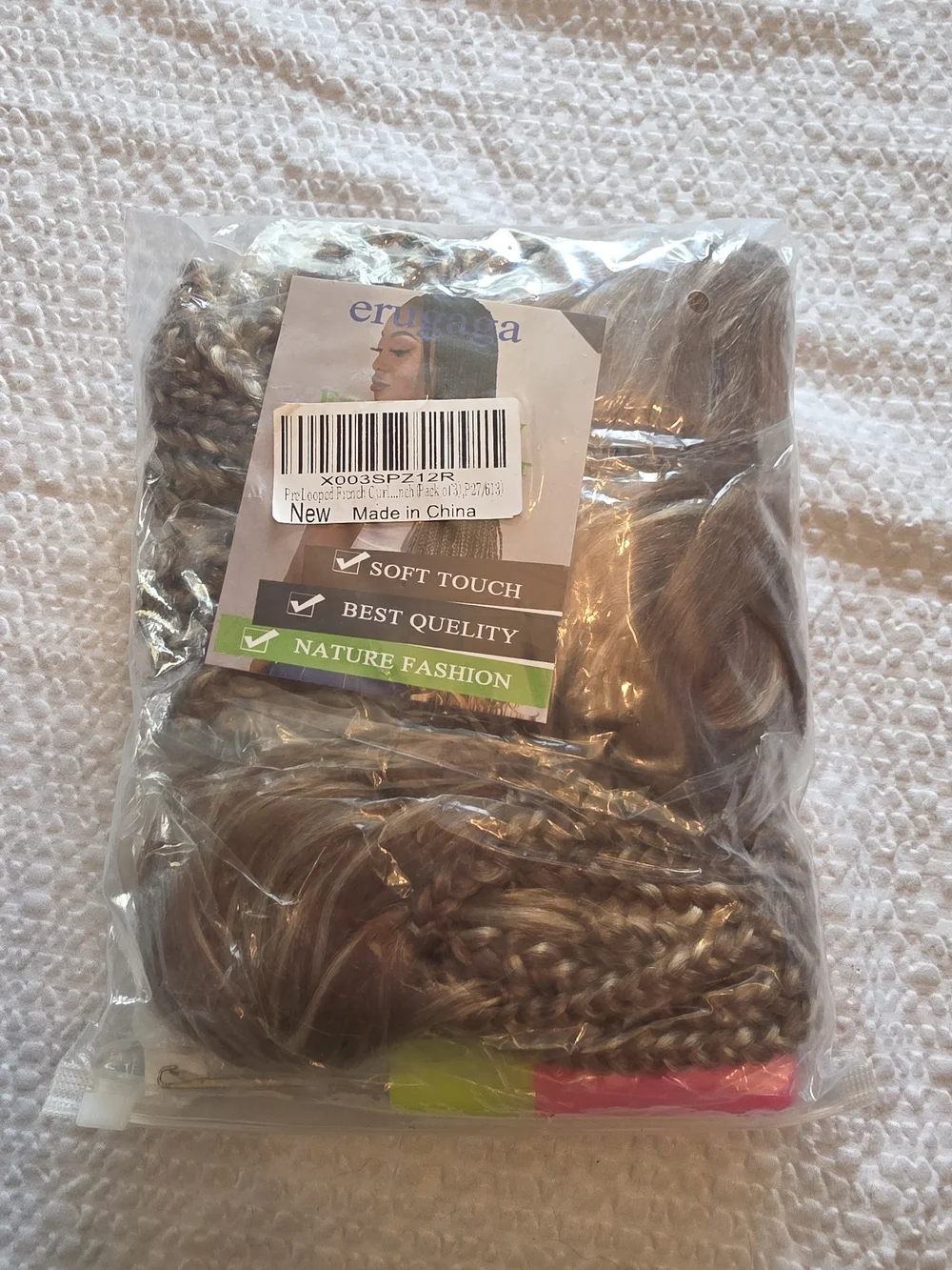 Curly Braiding Hair - Brown Blend X2 Packages So Totsl Of 6 Bundles